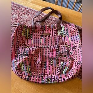 Large Glittery Beaded Tote